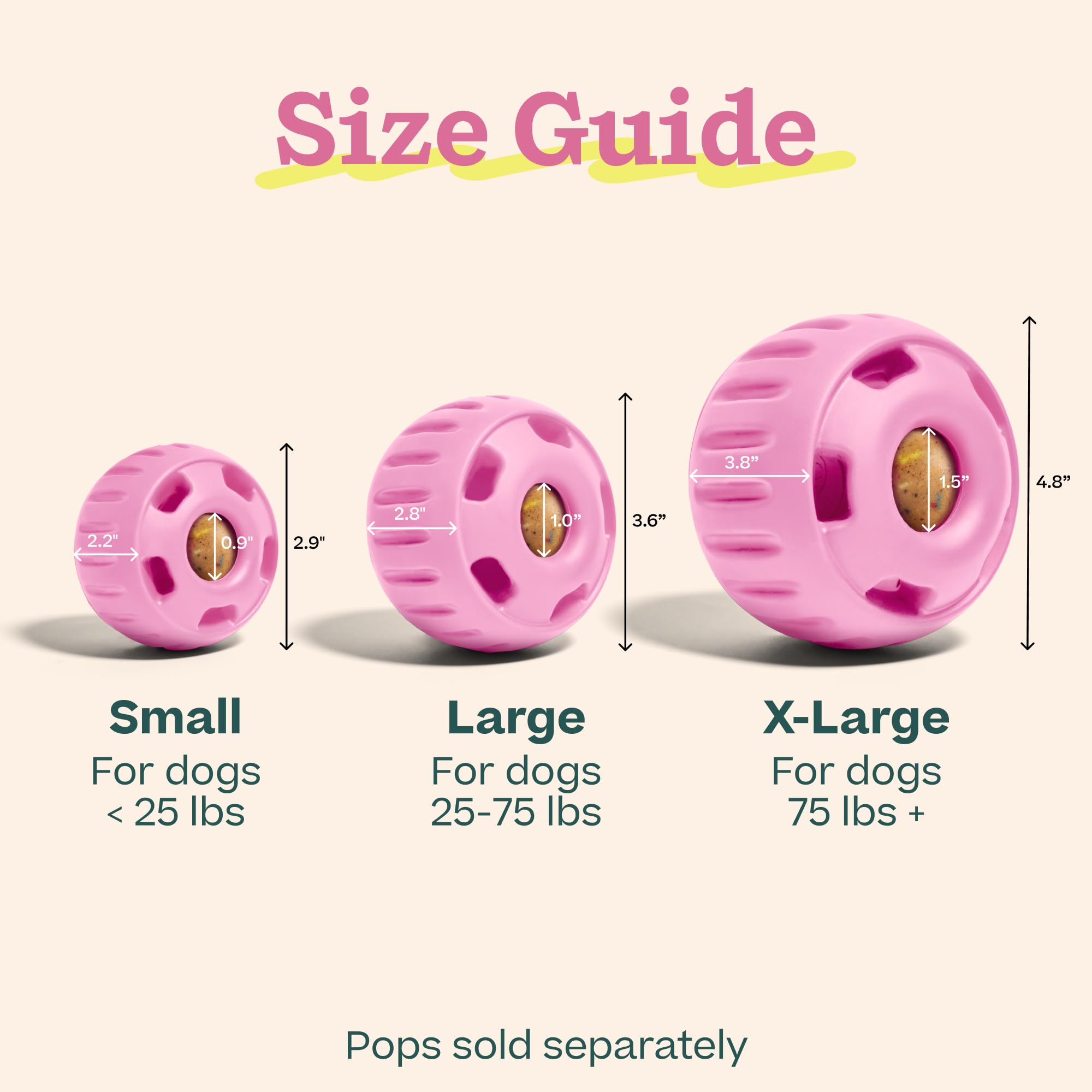 WOOF Pupsicle emballage et étiquette informations produit claires