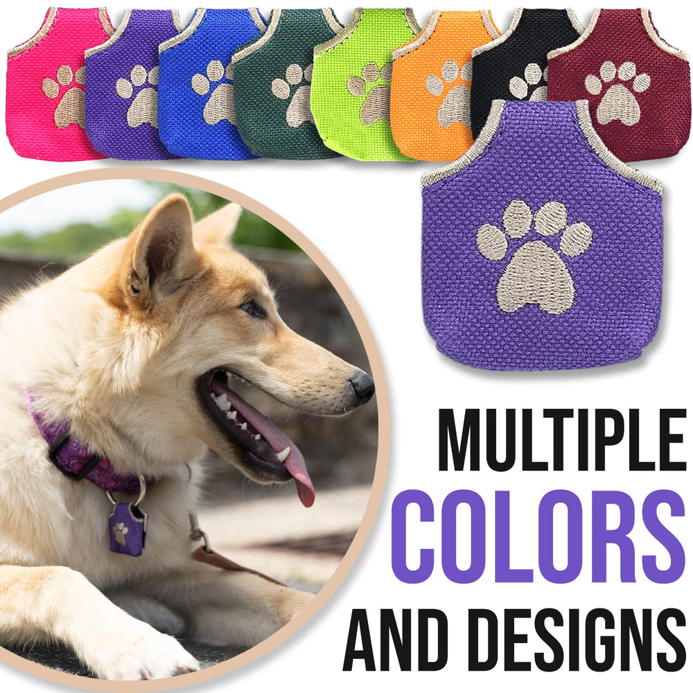 Woofhoof pochette montée sur collier maintien sûr sans anneaux