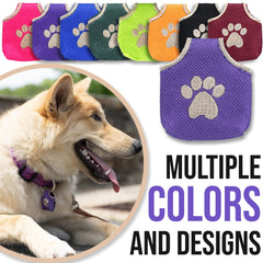 Woofhoof pochette montée sur collier maintien sûr sans anneaux