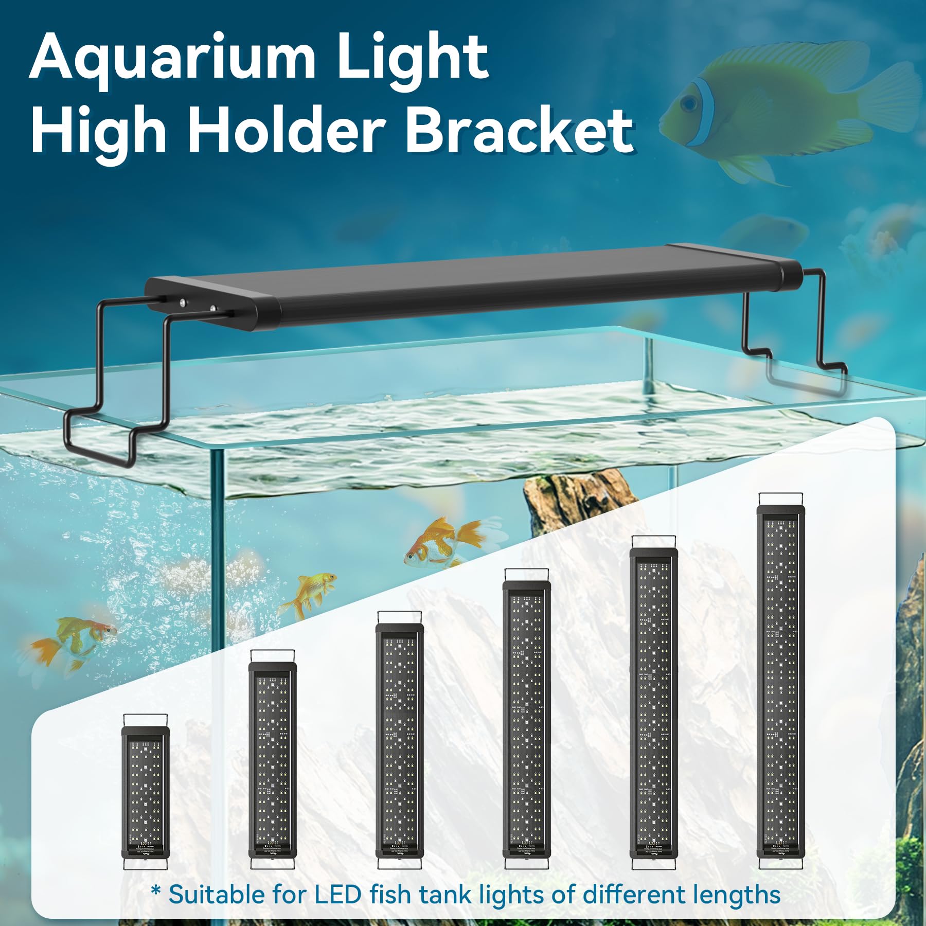 WooFog en usage sur aquarium avec rampe LED pour meilleure couverture