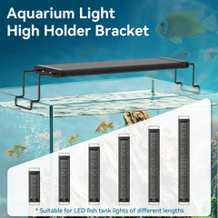 WooFog en usage sur aquarium avec rampe LED pour meilleure couverture