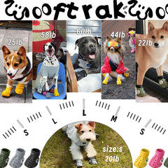 Wooftrak fermeture velcro ouverte pour ajustement facile et rapide