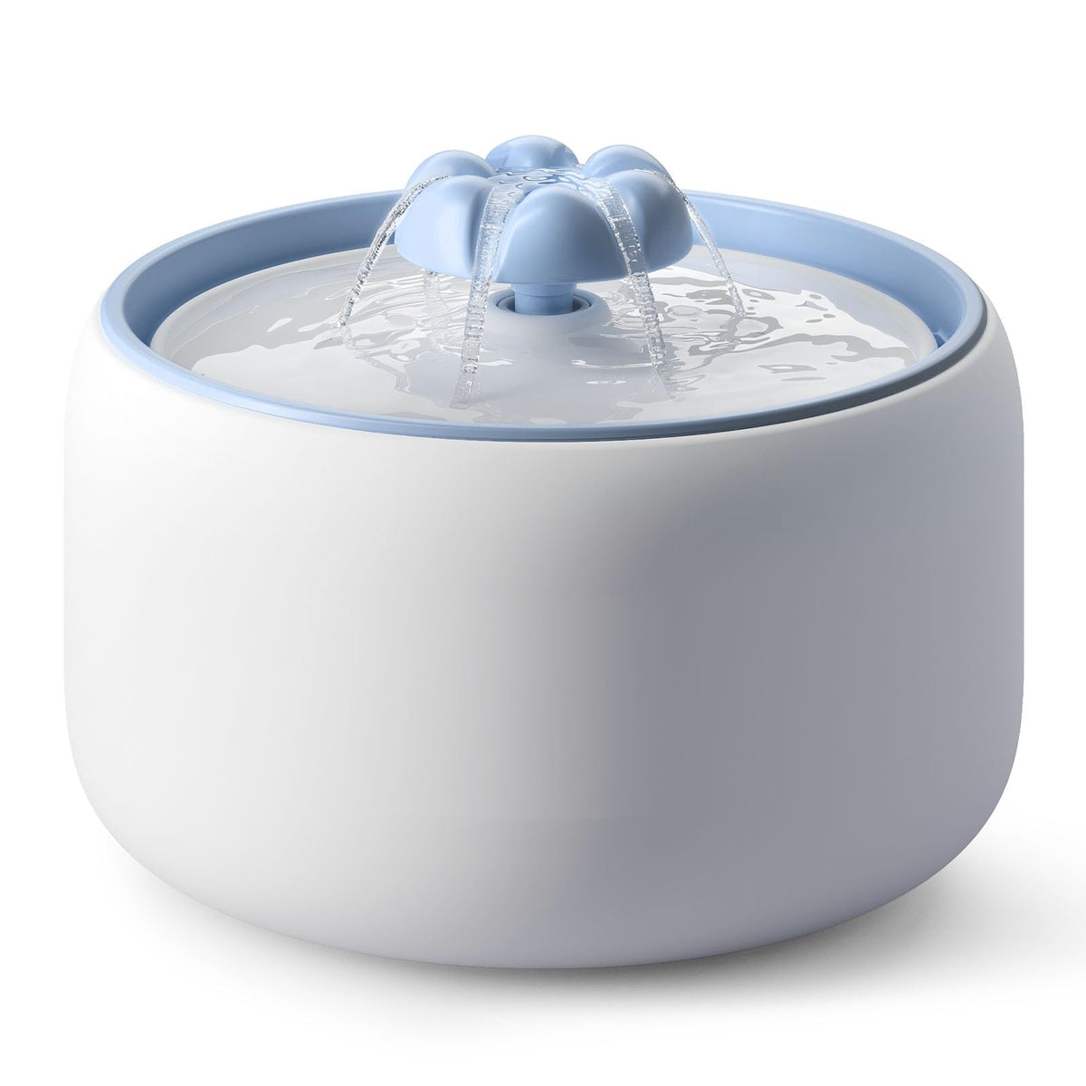 WOPET fontaine W03 face avant, design céramique élégant et stable