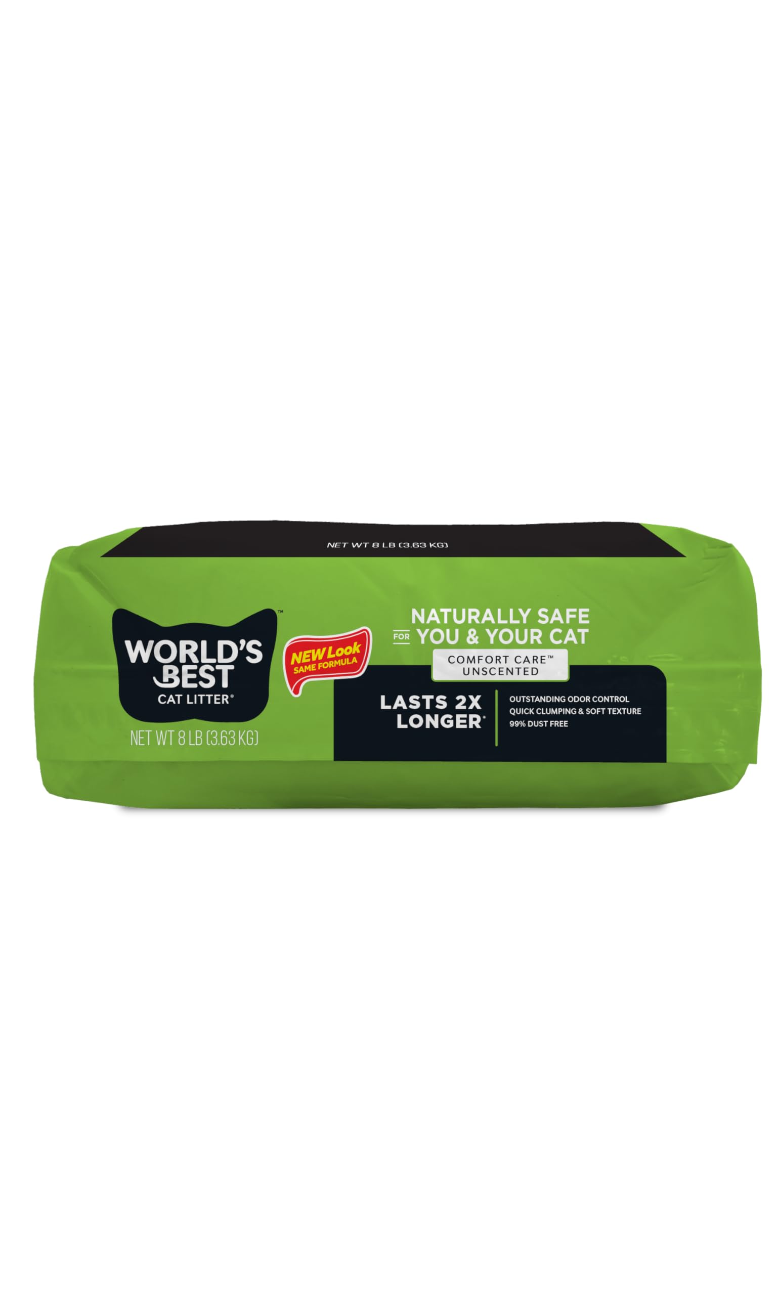 World's Best Cat Litter mention fabrication USA montrant origine fiable