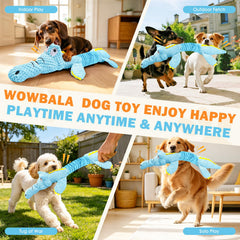 WOWBALA chiot jouant avec le crocodile pour renforcer lien humain‑chien