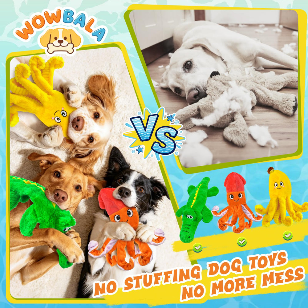 WOWBALA texture de peluche douce apaisante pour les gencives du chiot