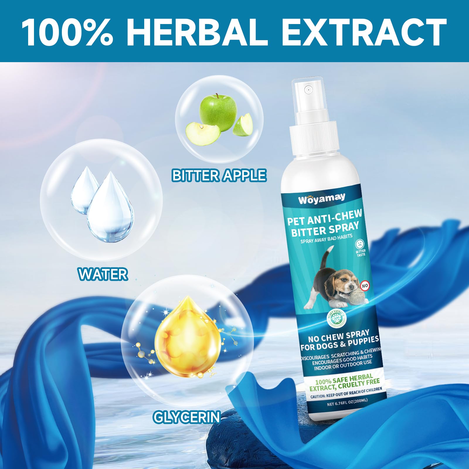 Woyamay étiquette ingrédients naturels garantissant formule sans alcool
