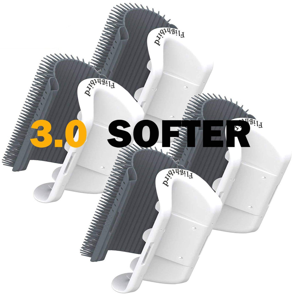 WWVVPET brosse d'angle face avant montrant le design pratique et sécurisé