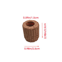 Wzttdm gros plan porosité céramique offrant surface bactérienne bénéfice filtration