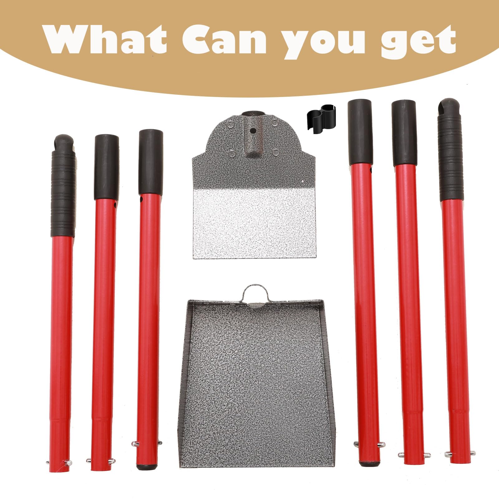 X-TECOKIT manche ajustable en trois sections pour confort ergonomique