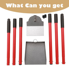 X-TECOKIT manche ajustable en trois sections pour confort ergonomique