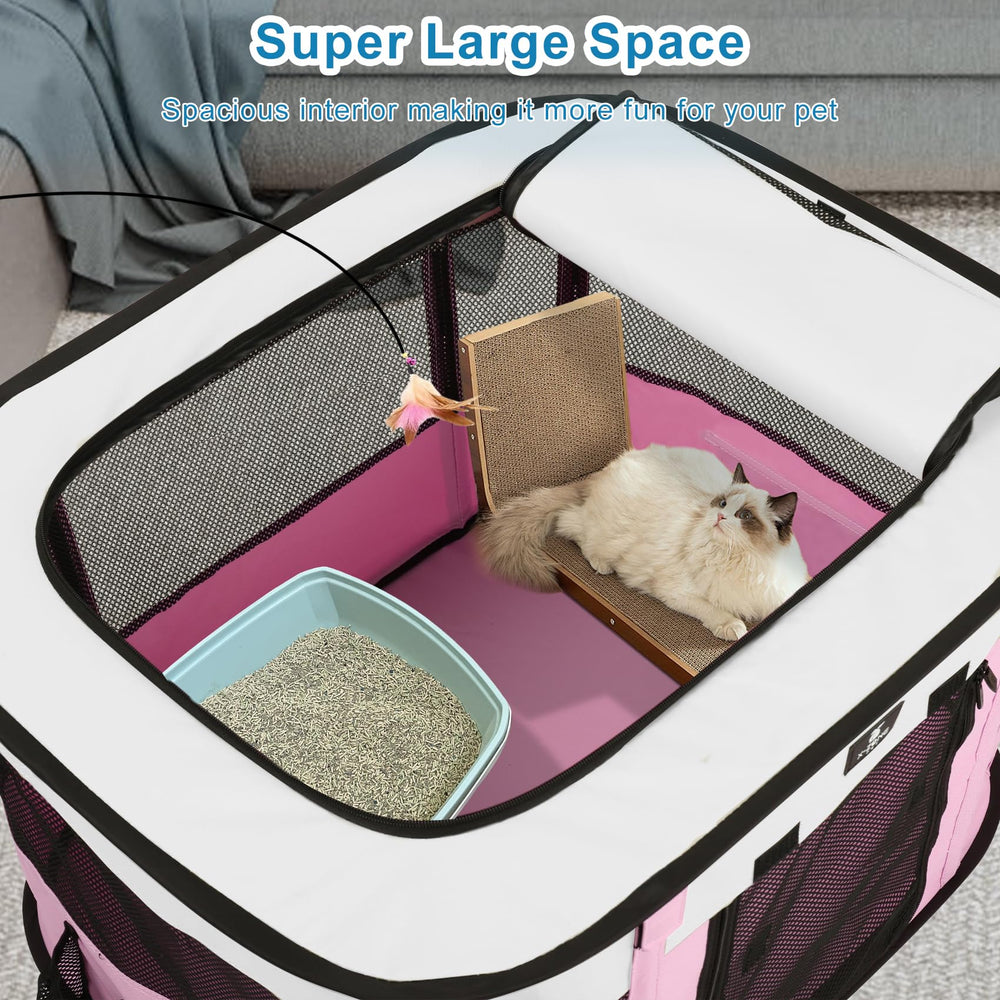 X-ZONE PET comparaison tailles montrant espace adapté pour animaux