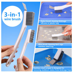XANGNIER brosse maille nettoyant plateau réutilisable sans abîmer