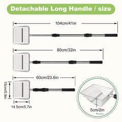 XBX manche télescopique ajustable montrant hauteur réglable et confort