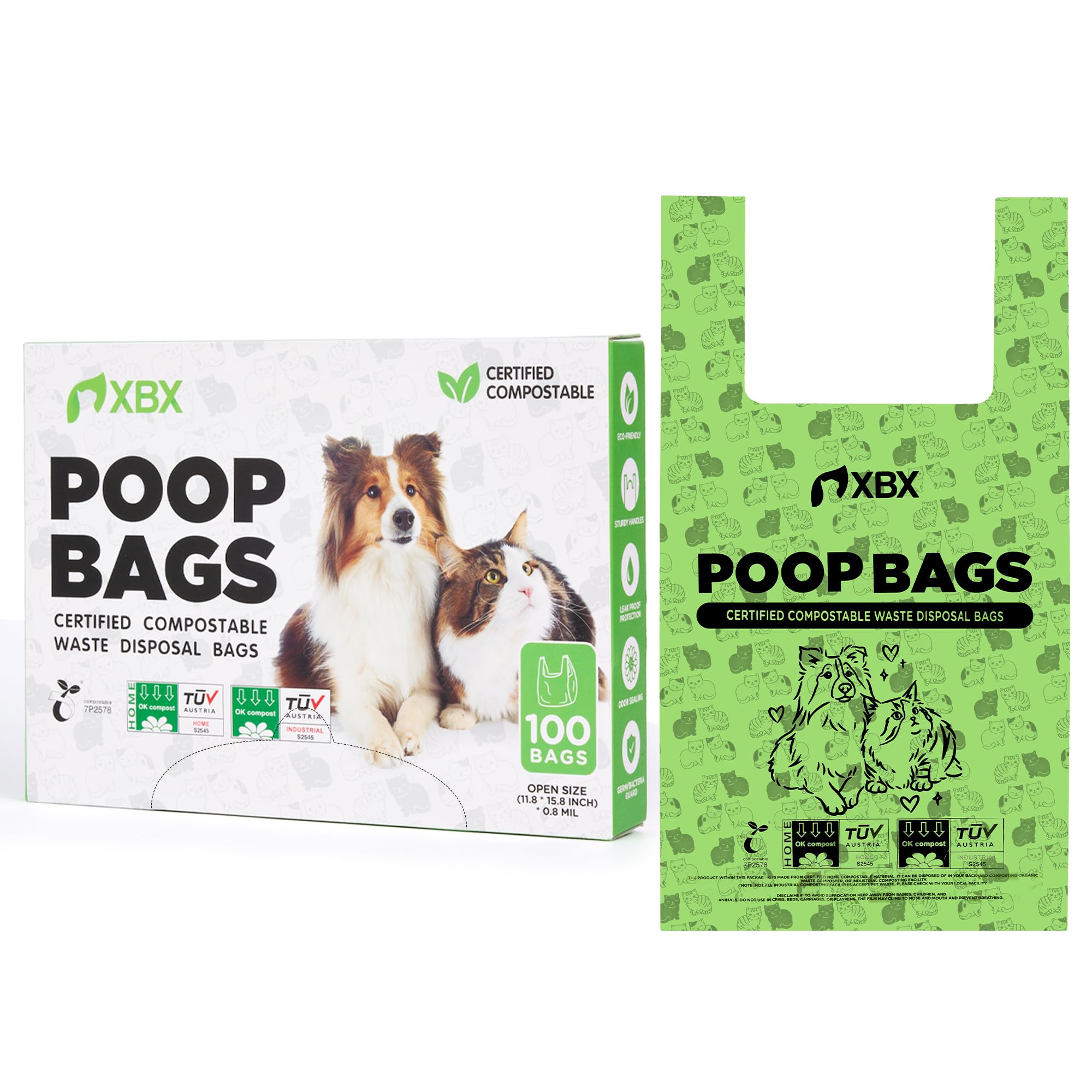 XBX sac placé dans une cuisine verte, bénéfice esthétique écoresponsable