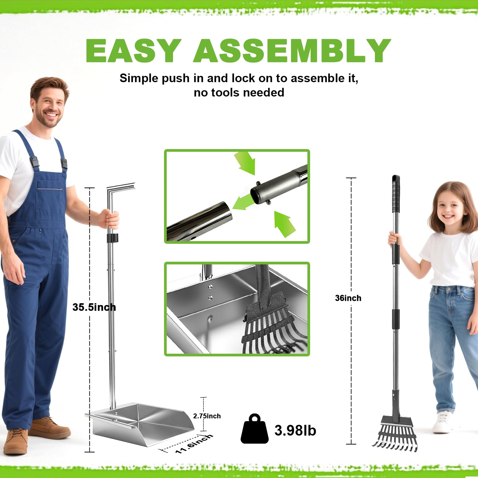 XDMURYM manche long ergonomique permettant nettoyage debout confortable