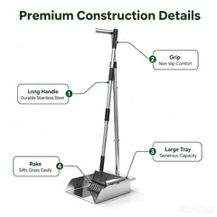 XDMURYM gros plan du plateau inox montrant surface lisse facile à nettoyer