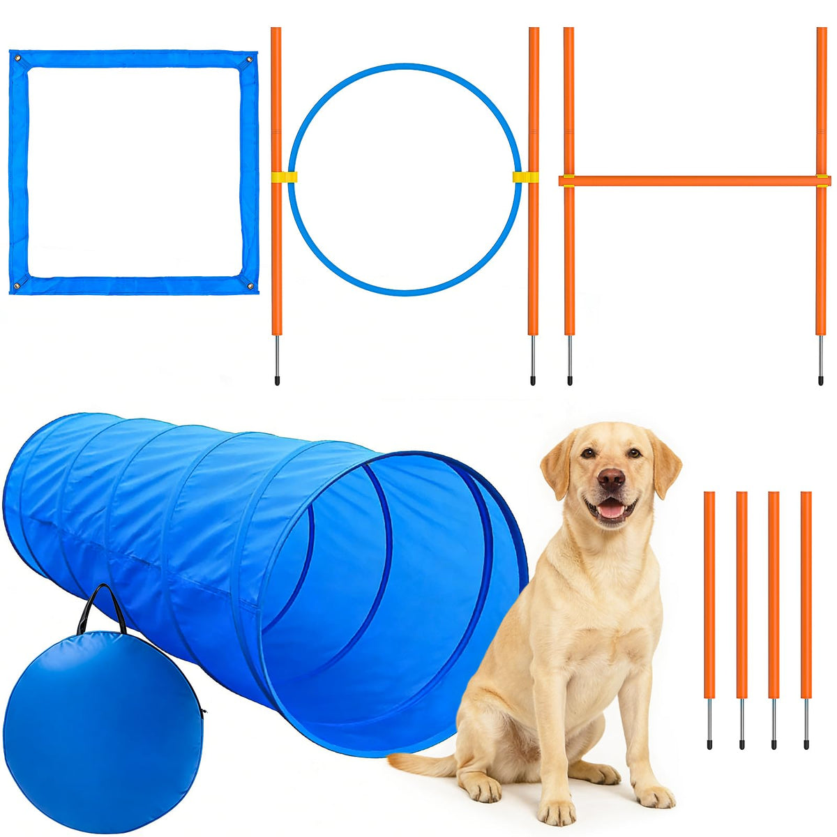 XiaZ kit face avant montrant tous les obstacles pour entraînement complet