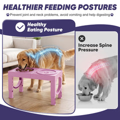 XiaZ affichant réglages de hauteur, adaptabilité pour différentes tailles de chien