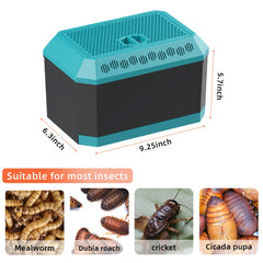 XIGETRAIL couvercle magnétique ouvert pour nourrir facilement les insectes