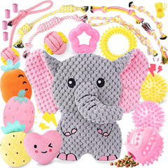 XIUGOAL pack 23 jouets chiot montrant variété et divertissement