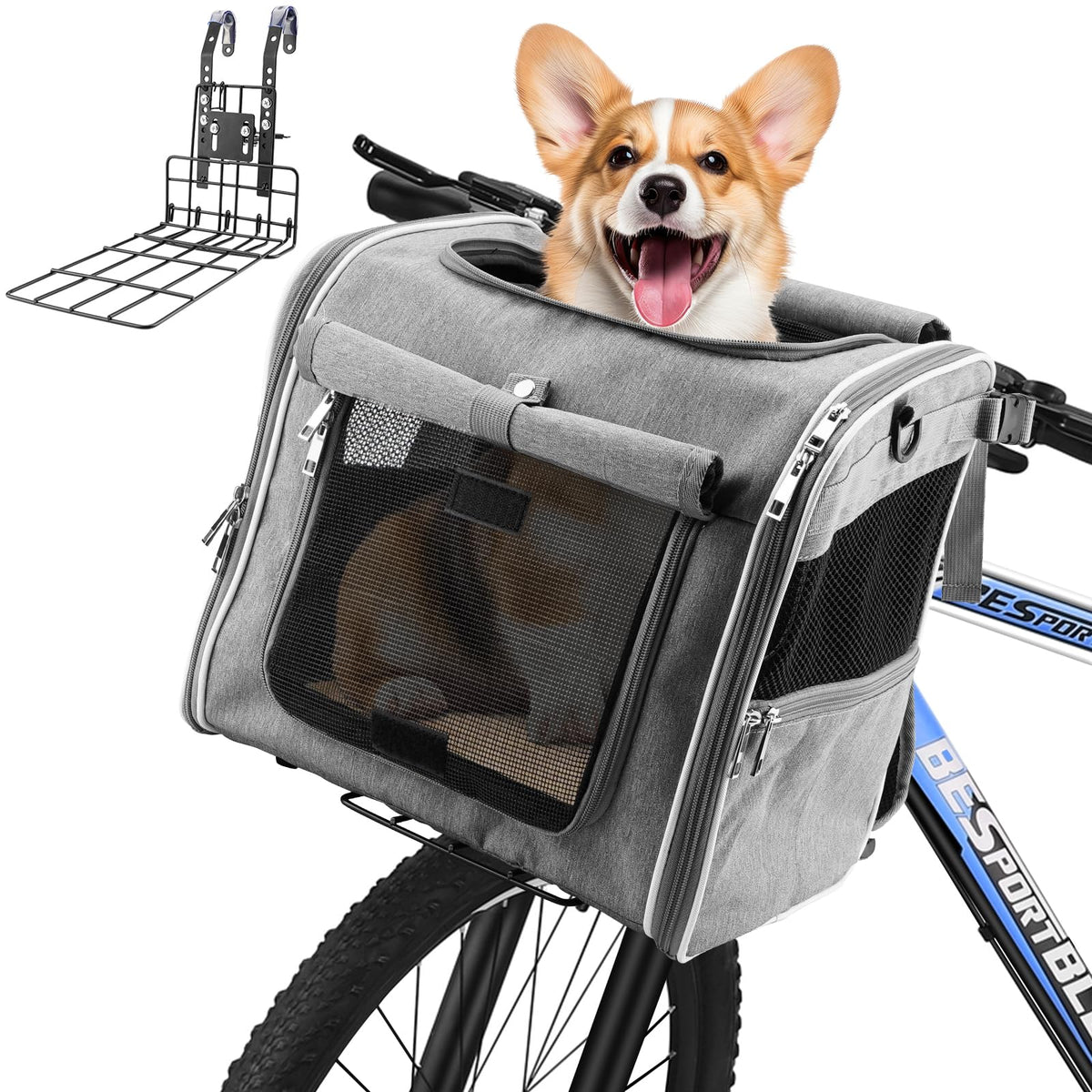 Xixter panier vélo face avant montrant fixation robuste et stabilité