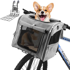 Xixter panier vélo face avant montrant fixation robuste et stabilité