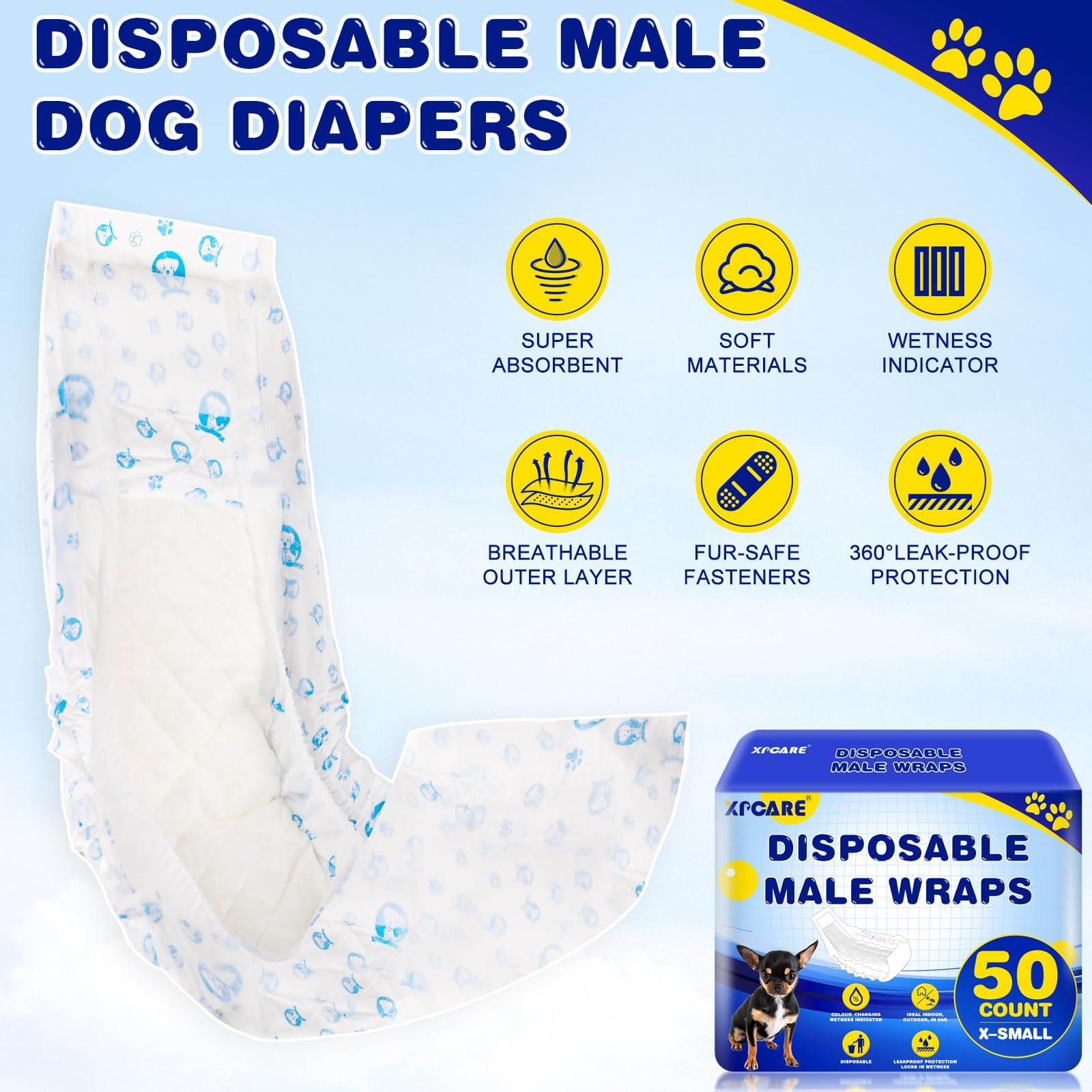 XPCARE comparaison de taille avec réglette pour mesurer tour de ventre précis