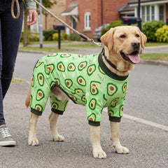 XPUDAC chien porte le onesie en marche, liberté de mouvement garantie