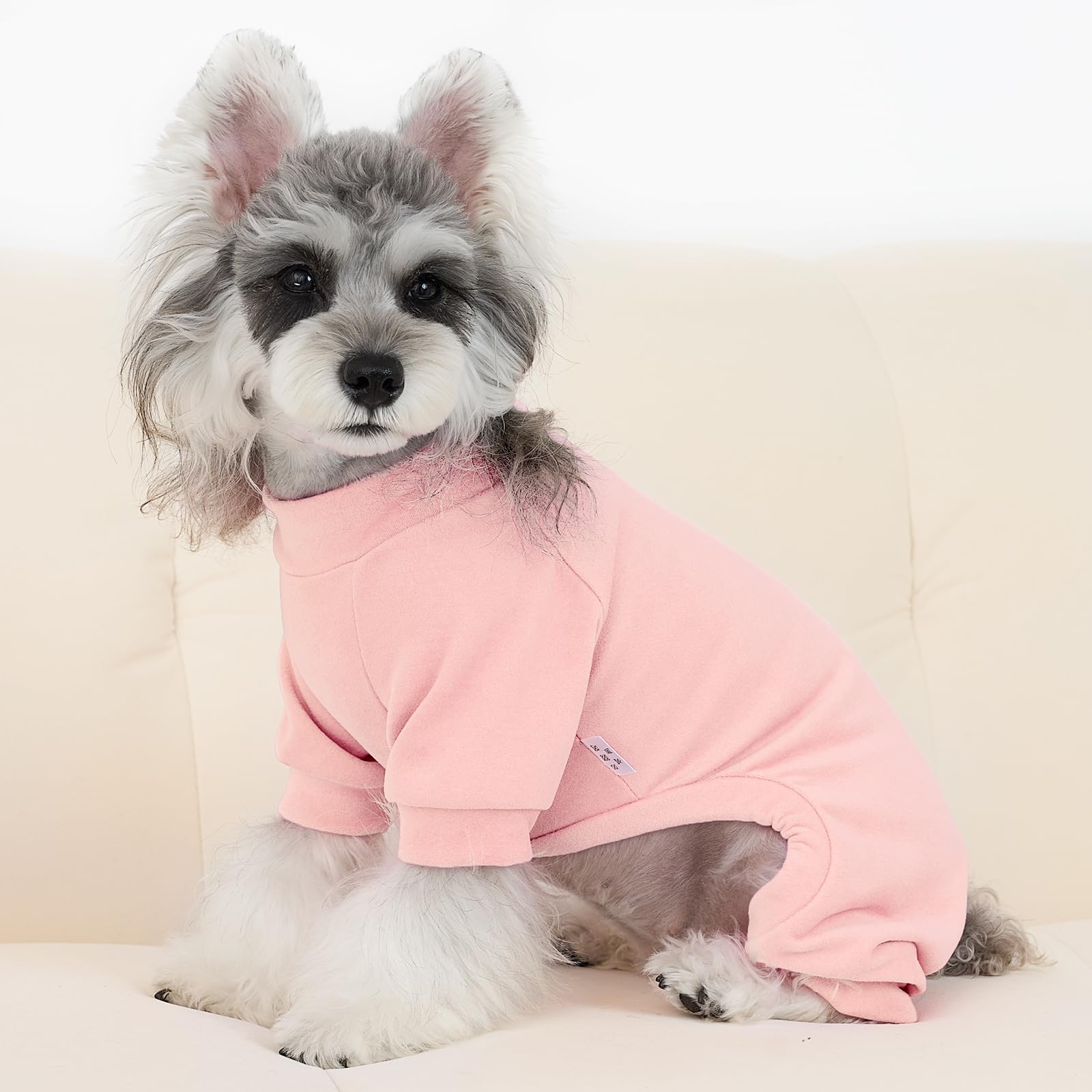 XPUDAC chien portant le pyjama en train d'être enfilé pour confort et rapidité