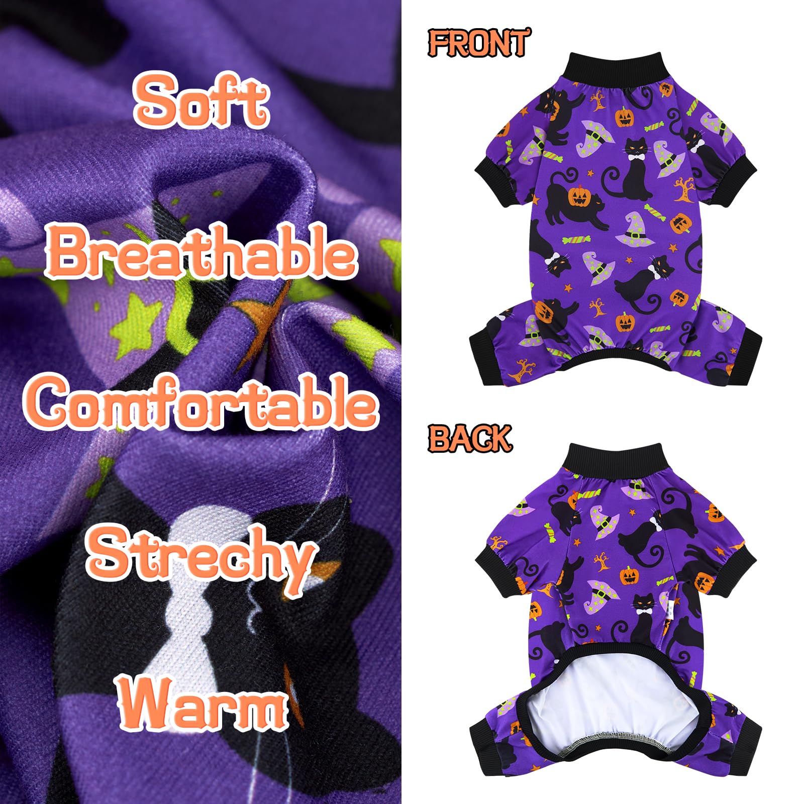 XPUDAC chien en décor Halloween pour looks festifs et sociaux