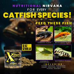 Xtreme Aquatic Foods wafers dans la main illustrant taille pratique pour distribution