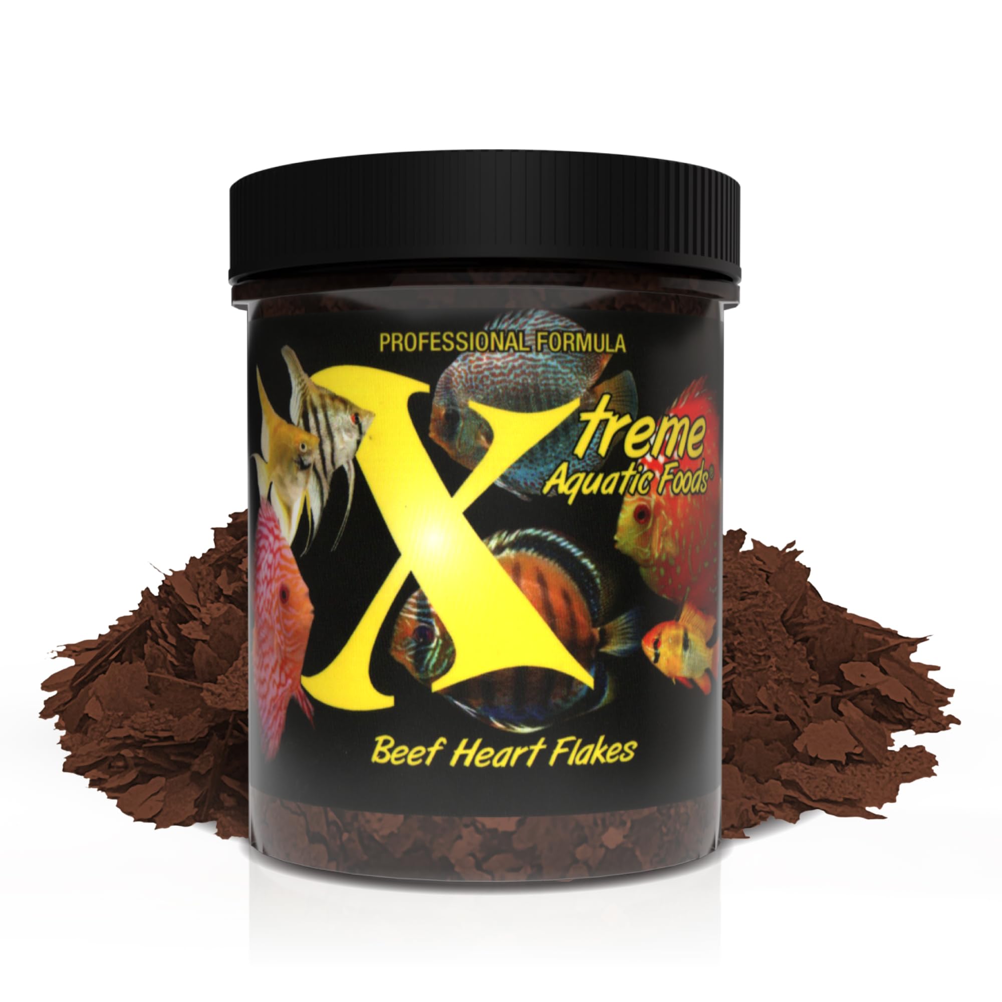 Xtreme Aquatic Foods emballage avant montrant livrable compact et nutrition