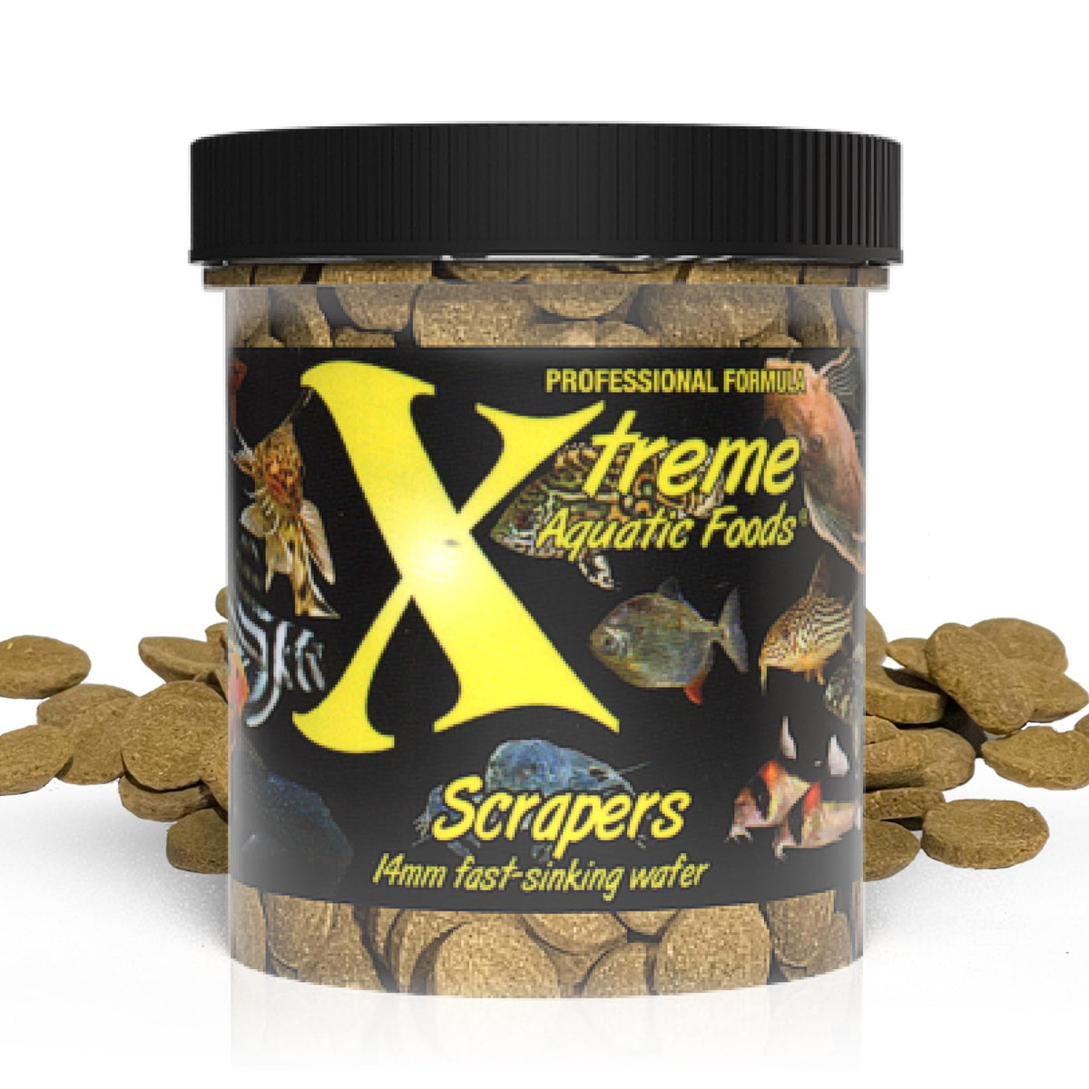 Xtreme Aquatic Foods sachet avant montrant l’emballage et les informations produit