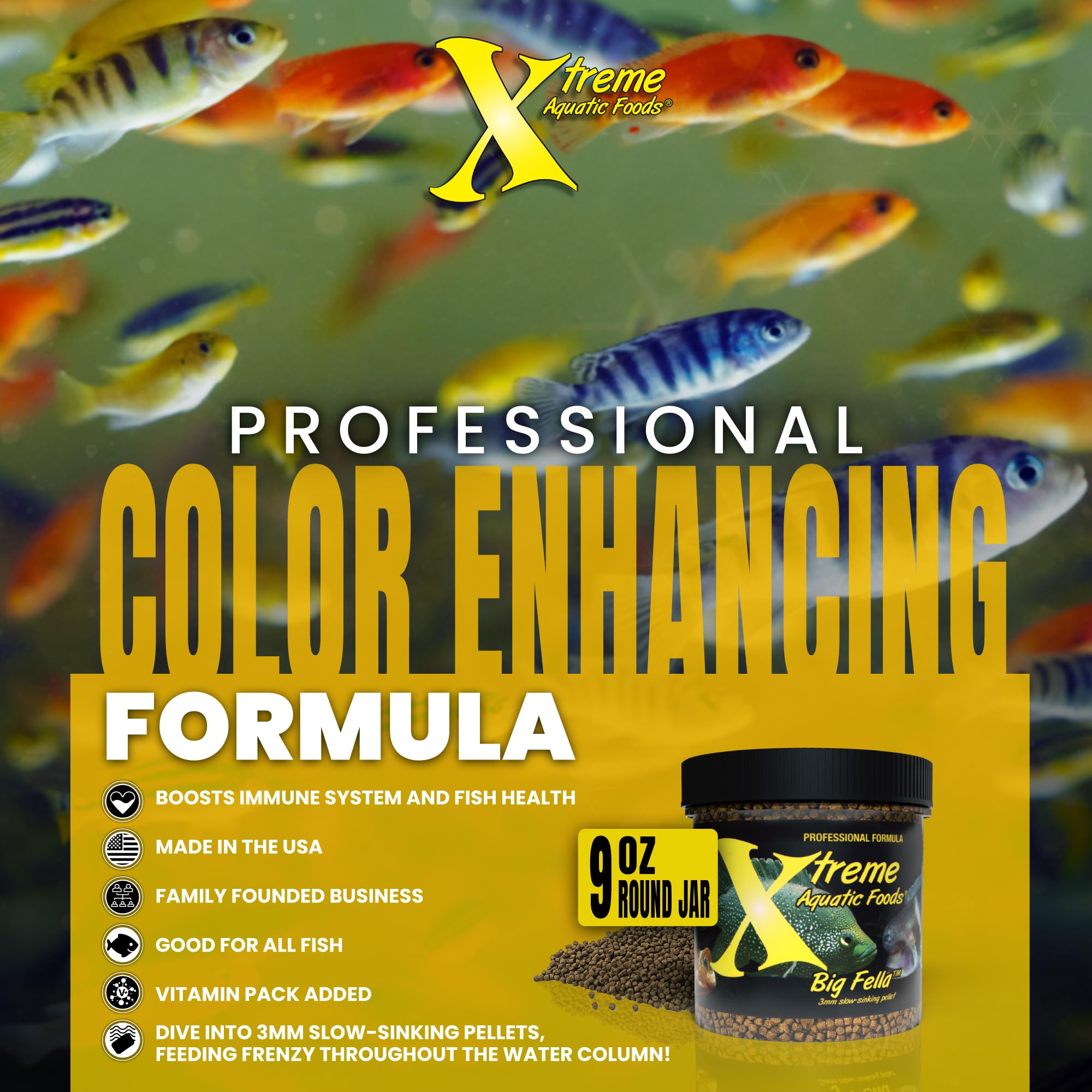 Xtreme Big Fella bocal en ambiance aquatique illustrant utilisation pratique
