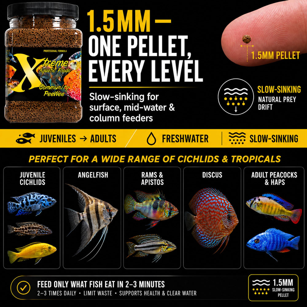 Xtreme Aquatic Foods krill et calmar illustrant sources de protéines marines