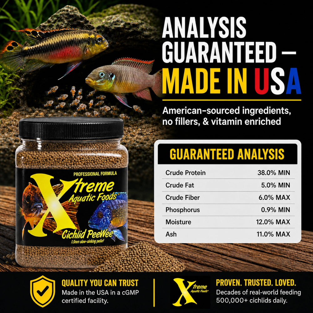 Xtreme Aquatic Foods pack de vitamines inclus montrant soutien immunitaire