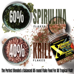 Xtreme Aquatic Foods flocons nourrissant poissons et préservant eau claire