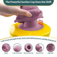Xuanda biberon d'angle avec valve réglable pour positions confortables d'alimentation