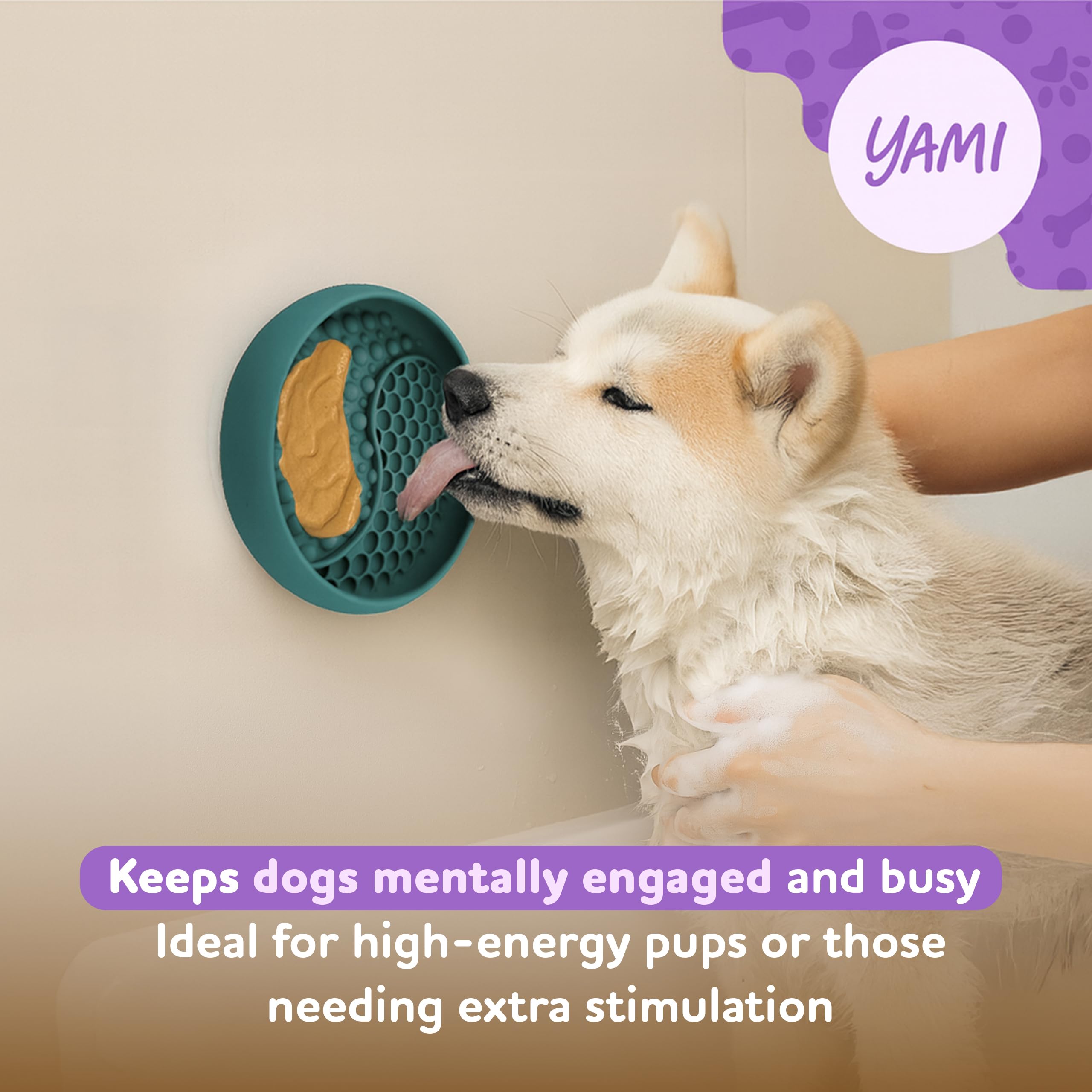 YAMI bol utilisé pendant bain pour détourner l’attention et calmer