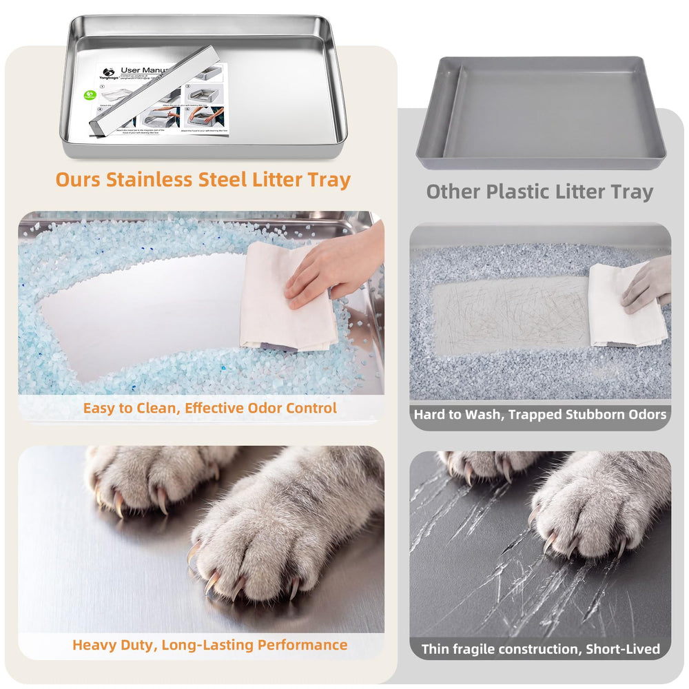Yangbaga bac installé dans Petsafe Scoop‑Free facilitant ramassage