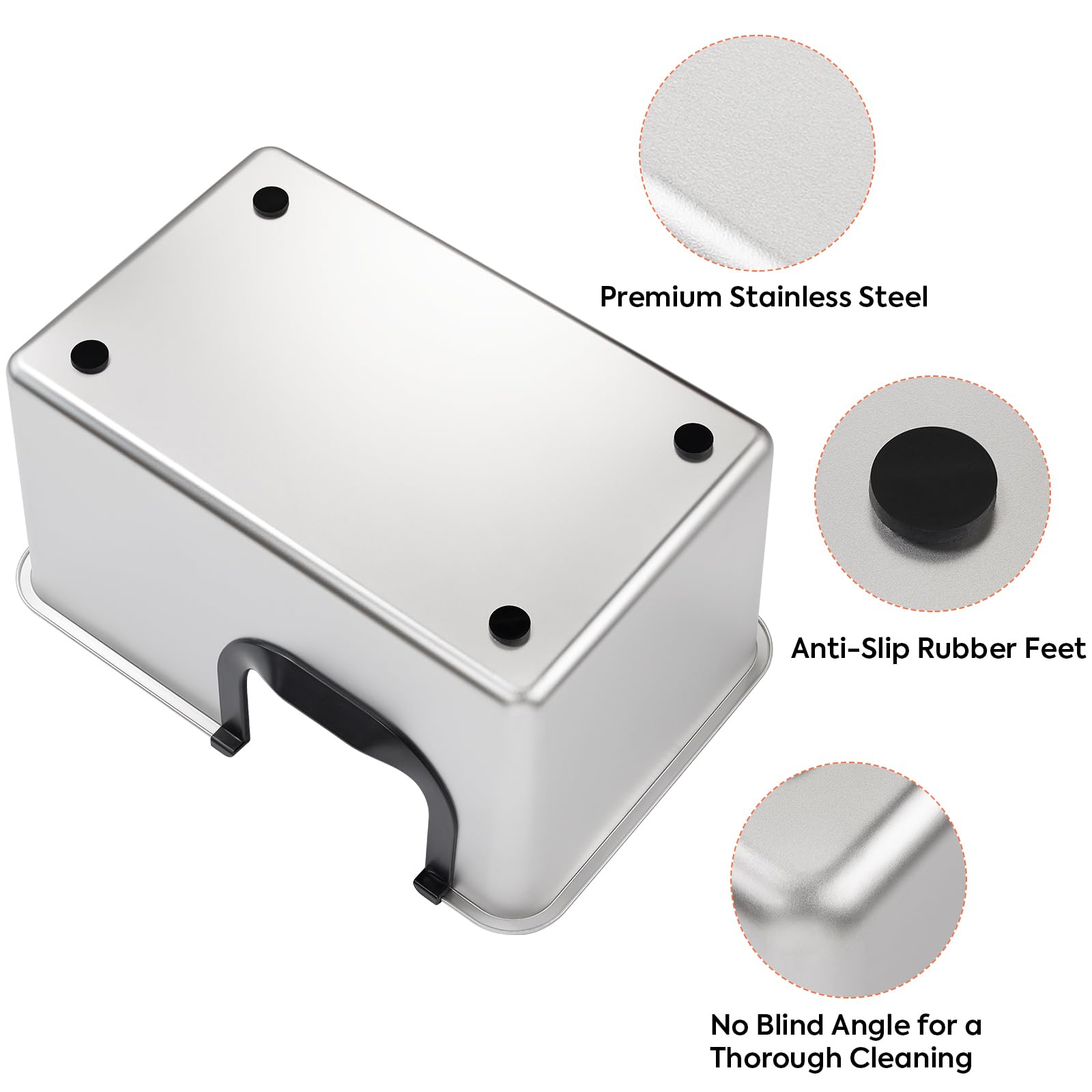 Yangbaga surface inox non adhérente facilitant le raclage et nettoyage
