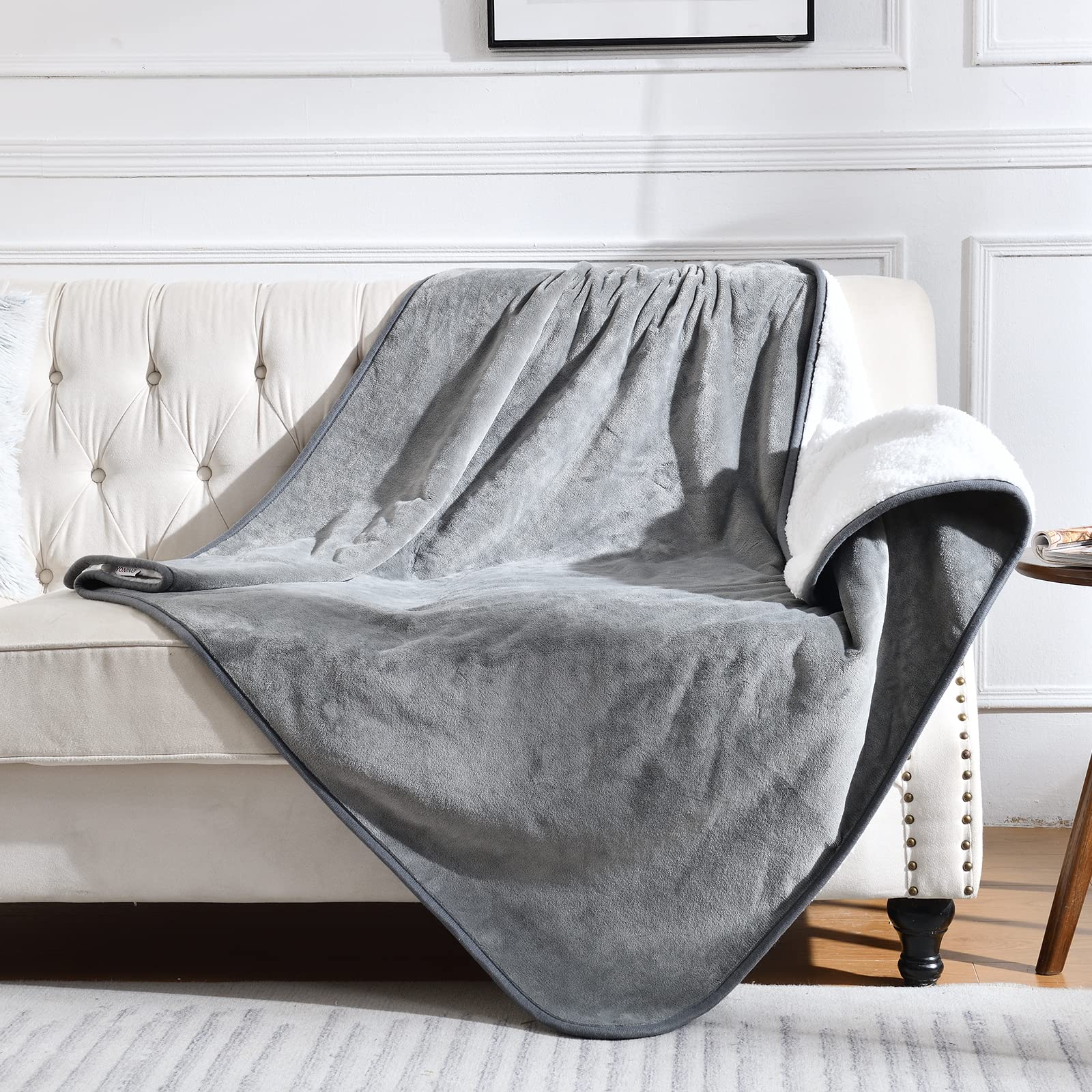 Yaning couverture face avant montrant design gris et protection pratique