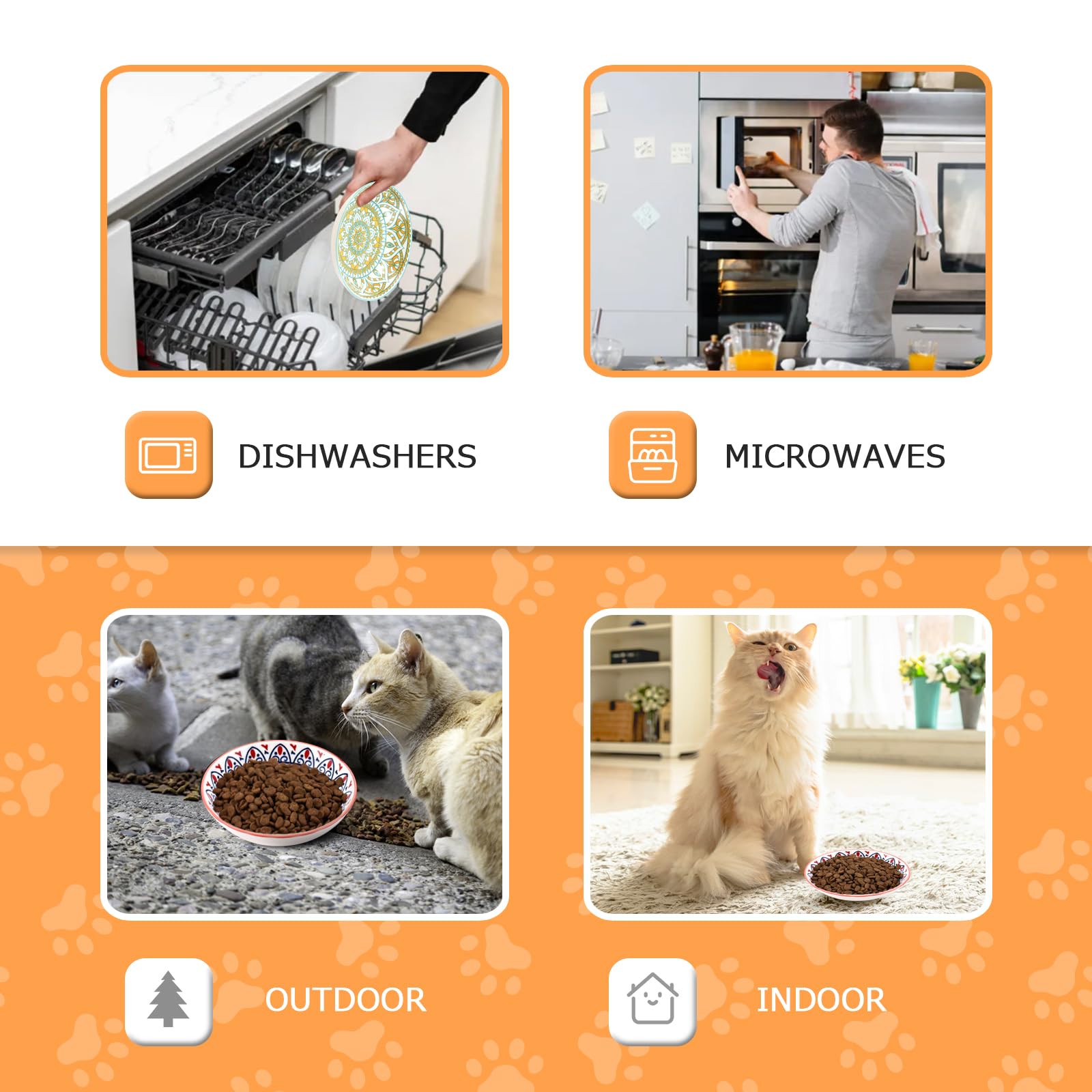 YEAHGO bol chat comparaison taille à la main pour visualiser capacité