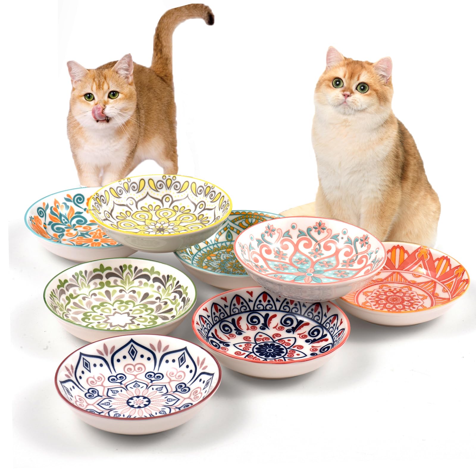 YEAHGO bol chat face avant montrant motifs et finition, beau et durable