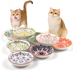 YEAHGO bol chat face avant montrant motifs et finition, beau et durable