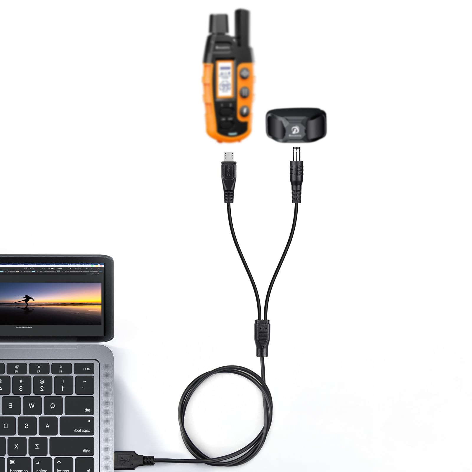 YEAOI câble branché à la télécommande Bousnic pour double charge