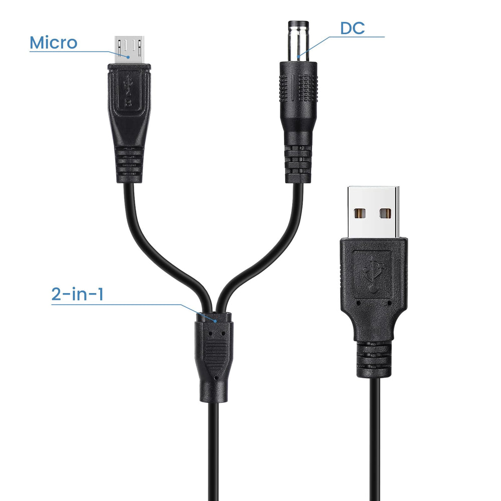 YEAOI câble étendu 1 mètre démontrant longueur pratique