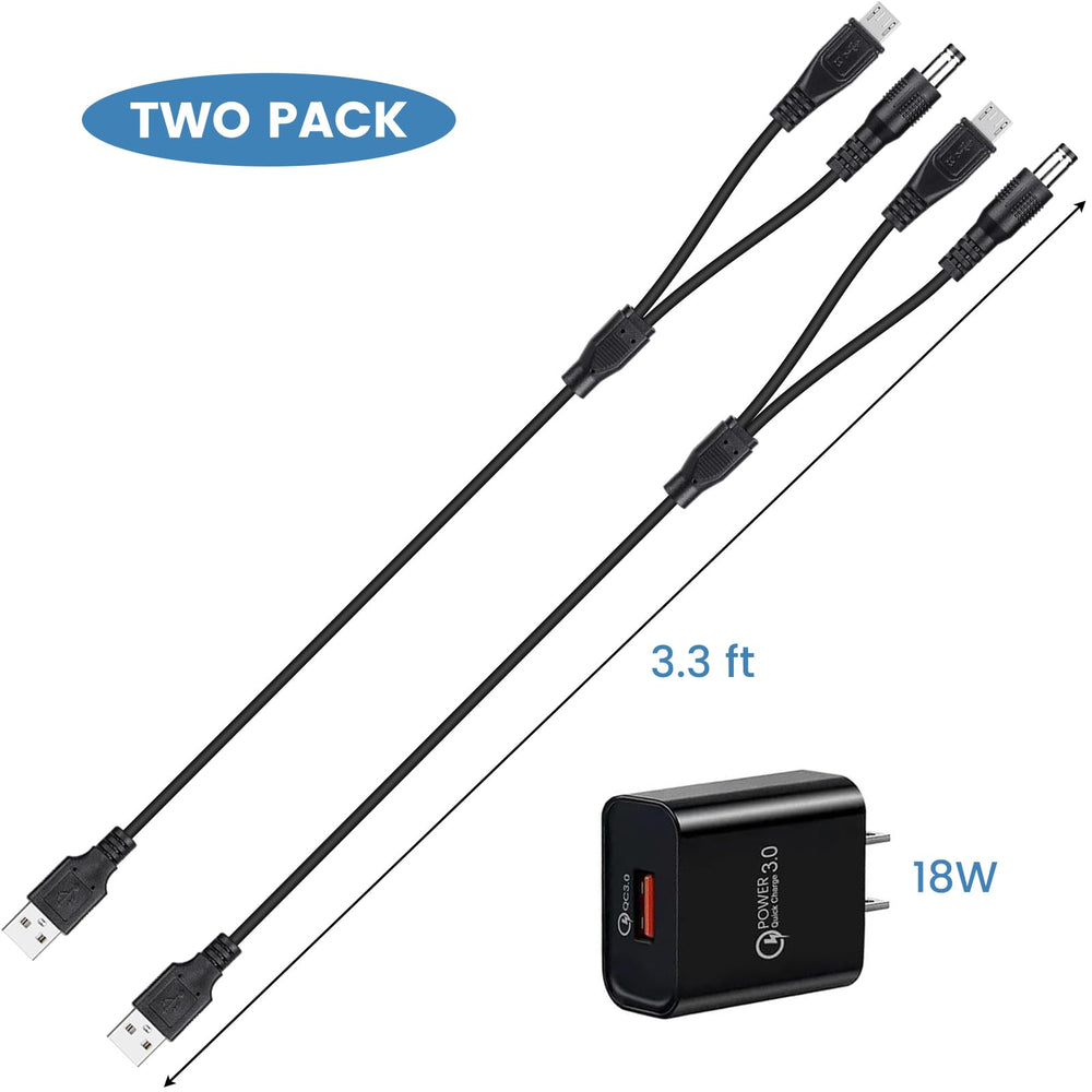 YEAOI kit de charge dans sac de voyage, solution portable et organisée
