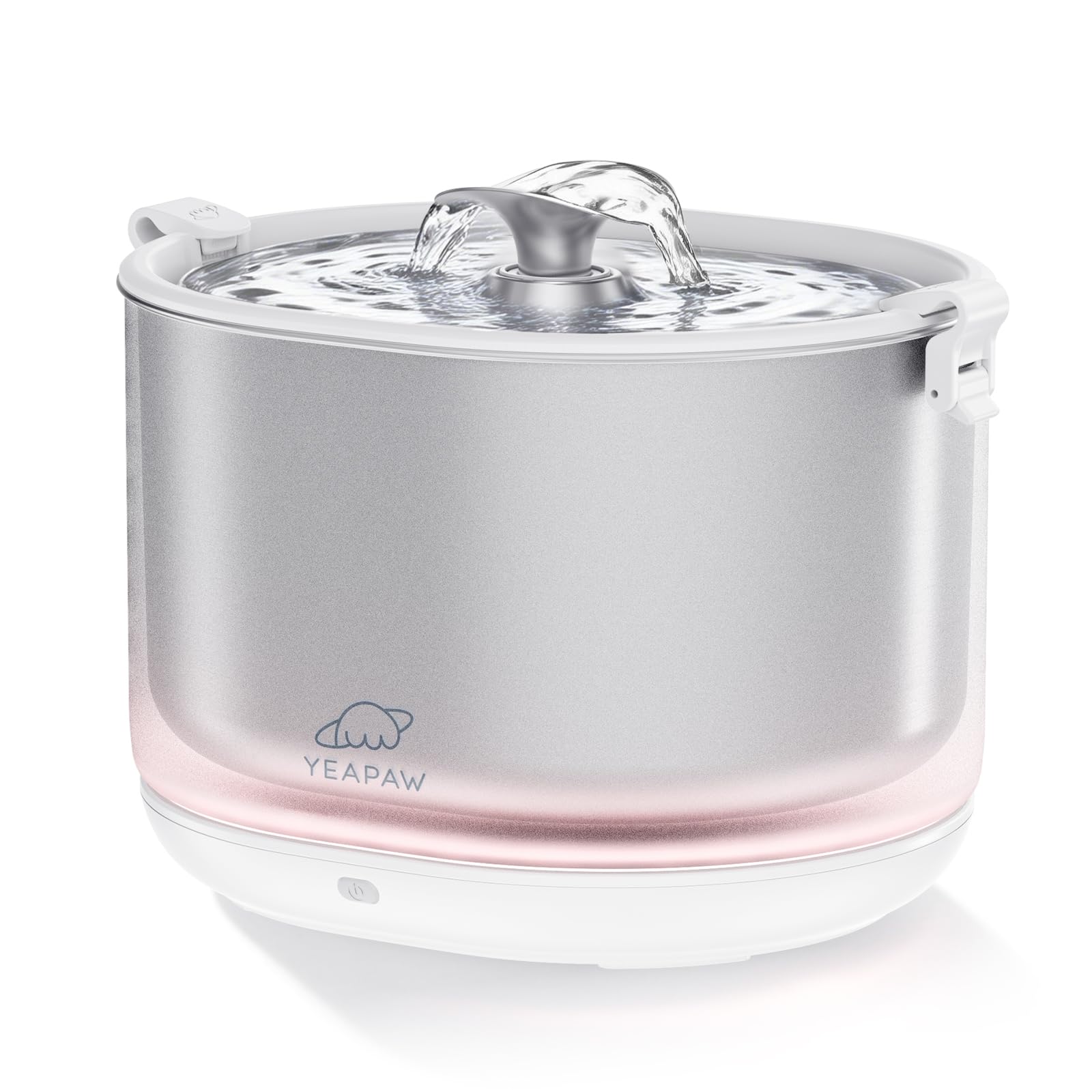 YEAPAW fontaine face avant montrant design compact et hygiène